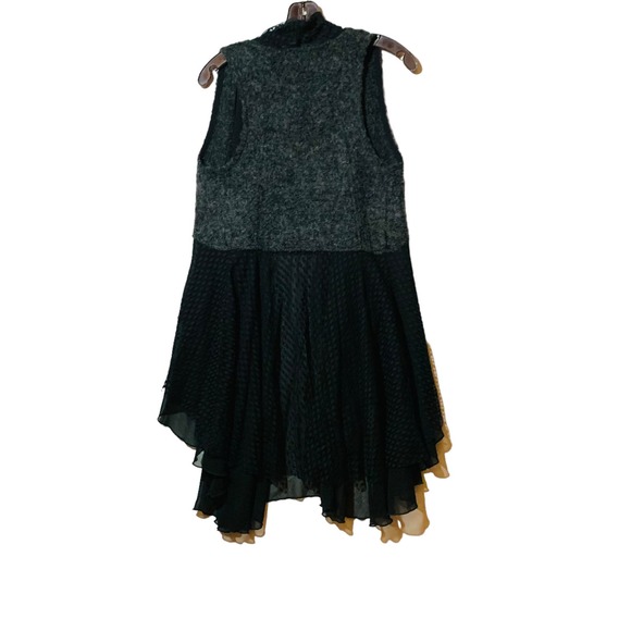 A'reve Black Gray Open Cardigan Jacket Top Layering Piece sz small - Picture 13 of 13